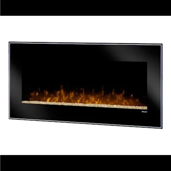 Dimplex plug-in electric fireplace! Heat is optional - Picture 3 of 3